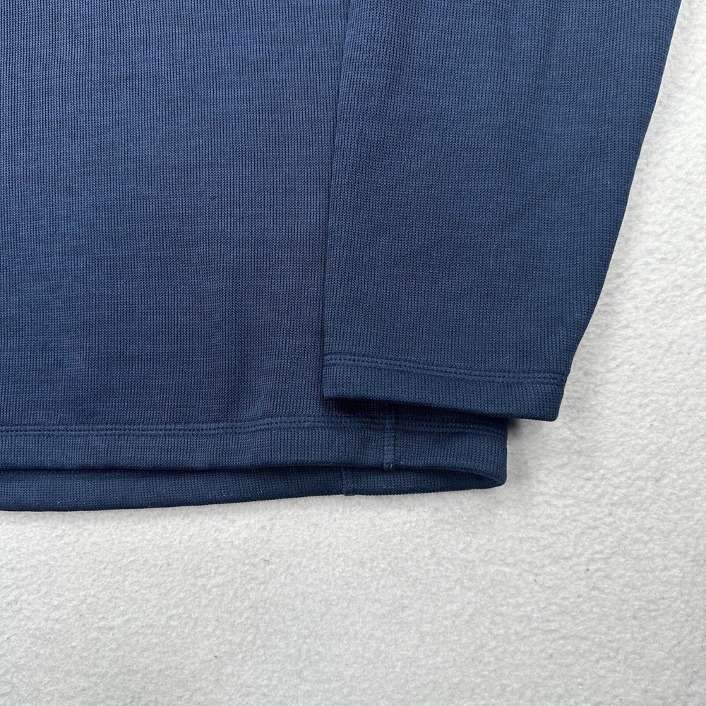 Vineyard Vine Shep & Ian Men's 1/4 Zip Pullover Sweatshirt Size Medium Blue - Picture 3 of 10